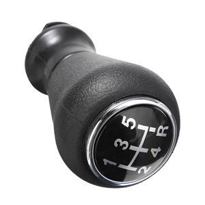 Peugeot Car Gear <b>Shift</b> <b>Knob</b> 5-Speed Leather Ergonomic For 206 307 106 306 406 806 107 207 - Product Image 1