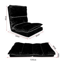 Fauteuil inclinable Laynsino de type nouveau, lit pliant réglable, chaise de méditation, canapé paresseux, chaise de sol tatami