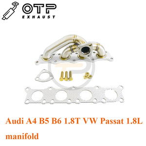 오디오 * A4 B5 <span class=keywords><strong>B6</strong></span> 1.8T VW 파사트 1.8L 고성능 SUS304 스테인리스 스틸 tur bo 매니폴드 용 OTP 배기관 - Product Image 2