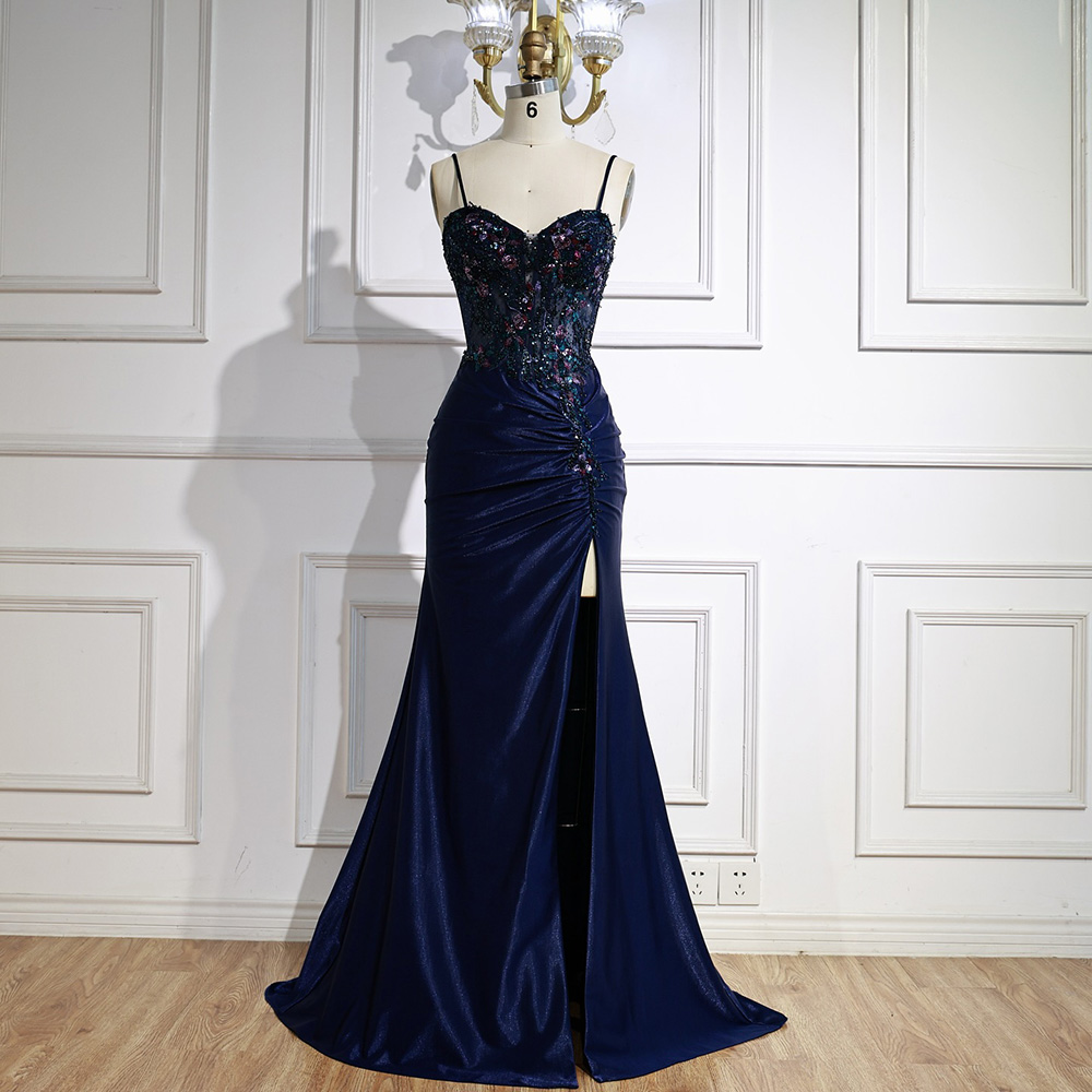 blue mosque dubai dress code Flora Satin Maxi Dress main image 1