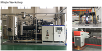 Industri 1000L vakum Sdr etanol limbah air peralatan memilah uap pertunangan Mvr Evaporator