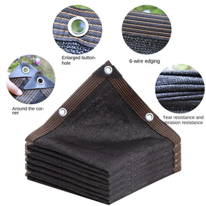 Black HDPE Woven <strong>Sun</strong> <strong>Shade</strong> Net, Heavy Duty Anti-Aging Insulation Sunscreen Mesh Cover for Household Courtyard Patio Garden - Product Image 6