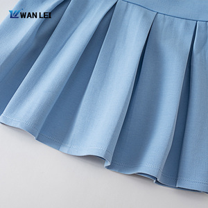 Abbigliamento Casual da Festa per Ragazze: Set Estivo con Abito <span class=keywords><strong>Polo</strong></span> Rosa in Piqué e Pantaloncini Bianchi, Comodo e Ricco di Cotone - Product Image 6