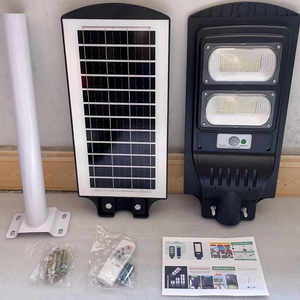 Luz solar exterior de 500W Luz alimentada por energía solar de 5000W <span class=keywords><strong>3</strong></span> en una luz con panel solar - Product Image 6