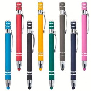 Bolígrafo de Metal con Punta de Bola de Aluminio para Pantalla Táctil, Tinta Negra de 1.0 mm, para Oficina y Escuela, con Grabado Láser, Precio Económico - Product Image 1