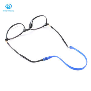 Vente en gros de chaînes de <span class=keywords><strong>lunettes</strong></span> de sport à haute élasticité <span class=keywords><strong>cordon</strong></span> antidérapant en silicone souple avec pièces de <span class=keywords><strong>lunettes</strong></span> à corde colorée - Product Image 2