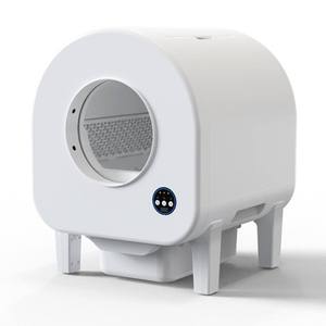 <span class=keywords><strong>Litière</strong></span> Intelligente PT108 pour Chat, Auto-Nettoyante, 68L, Détection de Poids, Contrôle par APP, Système d'Extraction Silencieux 35dB, Plastique, Facile à Nettoyer - Product Image 2