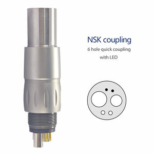 Стоматологический Соединитель с 6 отверстиями светодиодный наконечник для высокоскоростной воздушной турбины CP-NCL6 стоматологического кресла - Product Image 1