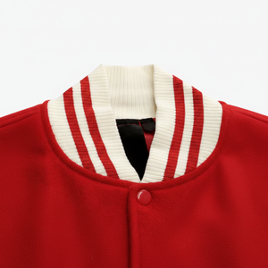 Veste universitaire en toile enduite respirante de haute qualité pour hommes, en cuir, personnalisée, baseball, lettreman, unisexe, logo frontal, antibactérien, laine - Product Image 1