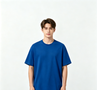 Chemise personnalisée 100% coton piqué 200 g/m² avec logo imprimé par transfert thermique, douce, confortable, coupe ajustée, pour le bureau, le golf, les occasions décontractées, pour hommes