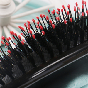 Cepillo de pelo de acetato colorido personalizado 22cm cepillo de pelo de gran tamaño <span class=keywords><strong>para</strong></span> uso doméstico cepillo de pelo de peluquería de masaje de moda <span class=keywords><strong>para</strong></span> <span class=keywords><strong>mujeres</strong></span> - Product Image 4