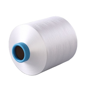 Dty 150D/144f sợi nguyên màu trắng và đen Polyester Poy bao phủ Spandex sợi - Product Image 5