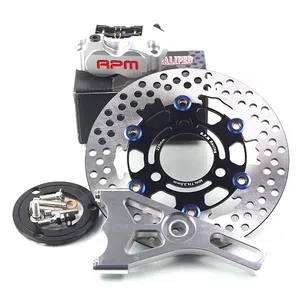 Étriers <span class=keywords><strong>de</strong></span> <span class=keywords><strong>frein</strong></span> en alliage d'aluminium CNC <span class=keywords><strong>RPM</strong></span> pour moto et scooter, 82 mm, avec support d'adaptation pour pompe <span class=keywords><strong>de</strong></span> <span class=keywords><strong>frein</strong></span> à disque 220 mm, fabriqués en Chine continentale - Product Image 2