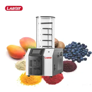Máquina automática do secador do gelo do alimento branco do liofilizador Lab1st para o alimento