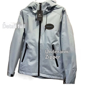 Nuova Giacca Bomber Invernale MV Antivento Impermeabile con Cappuccio Unisex in Tinta Unita - Product Image 3