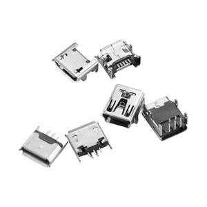 Conector Micro USB Tipo B Hembra de 5 Pines, Conector Rectangular de Montaje Superficial para PCBs - Product Image 1