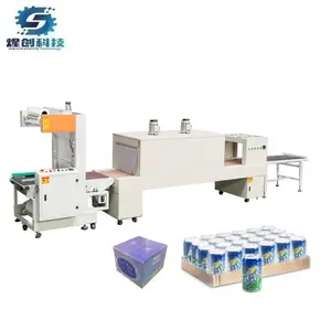 Automatic Carton/Case Boxes PE Film Sleeve Shrink Film Bundler Packing Wrapper Machine