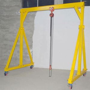 Hecho en China 1-20 toneladas Mini pequeña grúa de pórtico de portal de taller móvil eléctrica <span class=keywords><strong>5000kg</strong></span> grúa de elevación móvil - Product Image 3