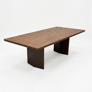 Station de repas rectangulaire élégante en bois massif pour la maison et les restaurants, avec service OEM personnalisé disponible - Product Image 1