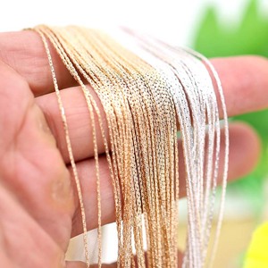<b>Gold</b> Wire <b>Chains</b> 0.6mm <b>Snake</b> Bone <b>Chain</b> Jewelry Findings For DIY Accessories Silver K <b>Gold</b> White Color Retaining Wholesale - Product Image 4