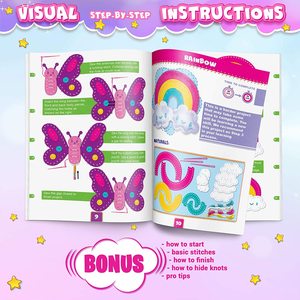 Principiante feltro delle educativi per bambini giocattoli di peluche ragazza imparare a cucire magico bambini unicorno fai da te set kit da cucito - Product Image 3