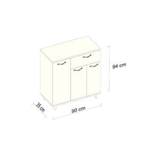 Moderno perchero escandinavo de madera blanca con zapatero para recibidor, pasillo o guardarropa - Product Image 4