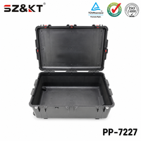 Valise trolley rigide PP haute qualité, prix bas, étanche IP67, antichoc, pour équipement lourd, avec roues et mousse de protection
