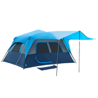 Tente Cabine Instantanée 4-8 Personnes-Installation Facile en 60 Secondes, Grande Tente de Camping Familiale Imperméable avec Intérieur Spacieux