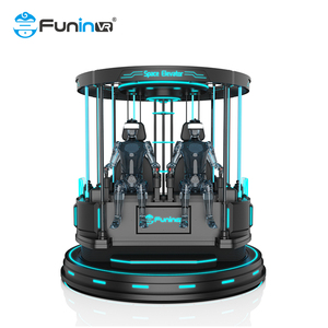 9D thực tế ảo ghế roller coaster VR máy bay VR trò chơi 360 độ Quay chuyến bay thực tế ảo mô phỏng roller coaster - Product Image 1