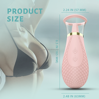Klitoris-Saugvibrator für Frauen mit Luftimpuls-Technologie 9 Vibrationsmodi Silikon Wiederaufladbarer Persönlicher Massager OEM ODM