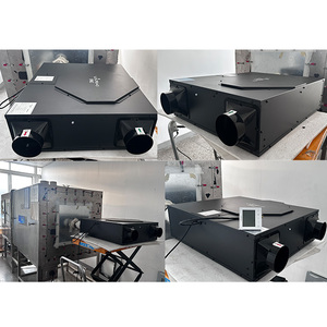 350m³/h ERV空気清浄換気装置 天井設置型ERVエネルギー回収換気HRV HVACシステム 家庭用・業務用 - Product Image 6