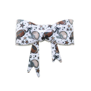 नए सिब्बाड फुटबॉल खरगोश चमकदार चमकदार चमकदार चमकदार चमकदार चमकदार पैटर्न बीड पेन मुफ्त अनुकूलित सिलिकॉन फोकस 3 डी सिलिकॉन धनुष - Product Image 4