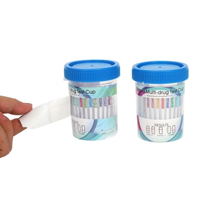 다중 약물 원스텝 컵 위조 검사 스트립 내장으로 소변 샘플에서 다중 약물 검출 - Product Image 5