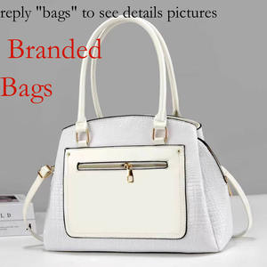 กระเป๋าถือผู้หญิงหรูหราพร้อมหนังจระเข้ตกแต่งด้วยแฟชั่นหนังพียูที่มีการตกแต่งโซ่และสองมือจับ - Product Image 2