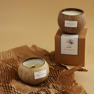Velas aromáticas artesanales de cera de coco y soja, regalos de recuerdo, decoración para el hogar, velas perfumadas personalizadas de lujo con logotipo. - Product Image 2