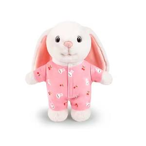Serie <span class=keywords><strong>de</strong></span> Peluches para Dormir: Adorables Conejitos, Ositos y Ranas <span class=keywords><strong>de</strong></span> Peluche Suaves con Pijama <span class=keywords><strong>de</strong></span> Algodón PP para Cumpleaños, Alivio del Estrés, Adolescentes y Adultos - Product Image 3