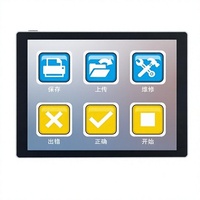 Controlador Lógico Programable PLC HMI Todo en Uno, Pantalla Táctil de 2.8'', 7 Entradas, 5 Salidas de Relé/4 Salidas de Transistor, 2 Pulsos de Alta Velocidad