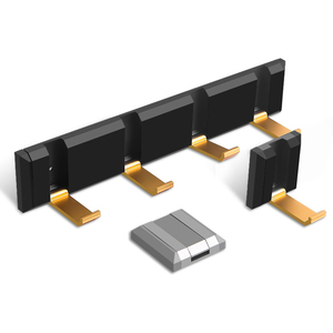 Zuogang nordico supporto a parete gancio da cucina autoadesivo cappello oro rosa vestiti asciugamano ganci nascosto organizzazione della parete - Product Image 4