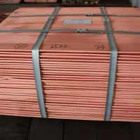Cathode en cuivre électrolytique du fabricant, prix compétitif, pureté 99,99 %, en plaque / feuille