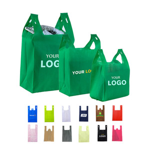 Bolsas Ecológicas de Tela No Tejida, Bolsas de Compras Reutilizables, Bolsas de Supermercado, Bolsas para Exhibición, Color y Logotipo Personalizados, Materiales Reciclados - Product Image 5