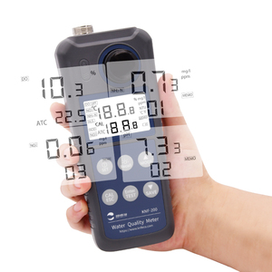เครื่องตรวจวัดคุณภาพน้ำสำหรับการเพาะเลี้ยงสัตว์น้ำ KNF-200 6-in-1, เครื่องวัดค่า pH DO แอมโมเนียไนไตรต์แบบพกพาสำหรับการเลี้ยงกุ้ง - Product Image 3