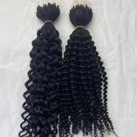 Extensions de cheveux naturels remy, 100% véritables vierges, plumes, f-tip line U/I/V/Nano tip