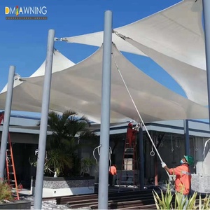 Voiles <span class=keywords><strong>d</strong></span>'<span class=keywords><strong>ombrage</strong></span> en tissu HDPE avec <span class=keywords><strong>poteau</strong></span> <span class=keywords><strong>pour</strong></span> restaurant, centre de villégiature - Product Image 4