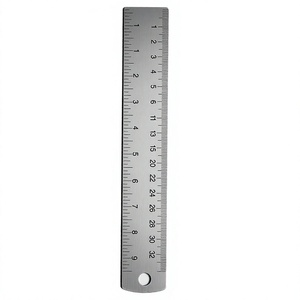 DADDY D PRO Báscula de medición de acero inoxidable Premium Regla a prueba de herrumbre para arquitectos y diseñadores de dibujo y corte precisos - Product Image 1