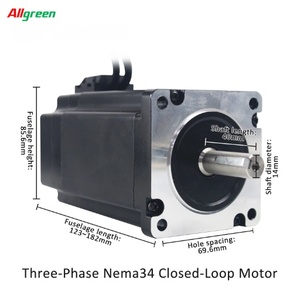 ชุดไดรเวอร์มอเตอร์สเต็ปเปอร์ AC150V~250V 3A 10/12N.m 1000PPR 3 เฟส Nema34 แบบวงปิด สำหรับงาน 3 มิติ/แกะสลัก - Product Image 3