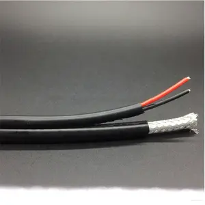 שחור או לבן RG 59 קואקסיאלי כבל עם כוח 20AWG + 0.37mm אבטחת CCTV מצלמה חוט 1000ft 305m עם עץ תוף