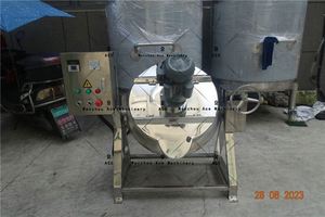 Bouilloire à vapeur de gaz de pot de cuiseur à haute pression automatique commerciale pour la conception inclinable de cuisson de soupe de confiture de Sauce tomate de viande - Product Image 2