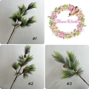 Hot Bán Lớn Thân Cây Nhân Tạo Mềm Nhựa Thông Cây Kim Chi Nhánh Năm Mới Giáng Sinh Ngoài Trời Trang Trí Nhà Hình Nón Trái Cây - Product Image 4