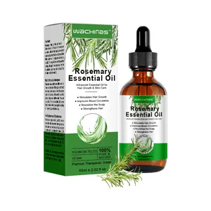 Minyak esensial Rosemary organik kualitas tinggi untuk pertumbuhan rambut alami dan pasokan Oem/odm murni