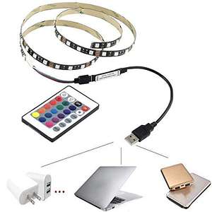 NUEVA Tira de Luces LED RGB Inteligente de 5V USB RGB Mágica con Control Remoto de 24 Teclas SMD 5050 Cinta de Luces LED Inteligentes Retroiluminación para TV - Product Image 3